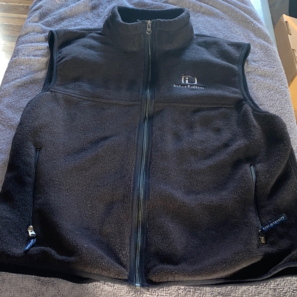 Port Authority Black Fleece Vest